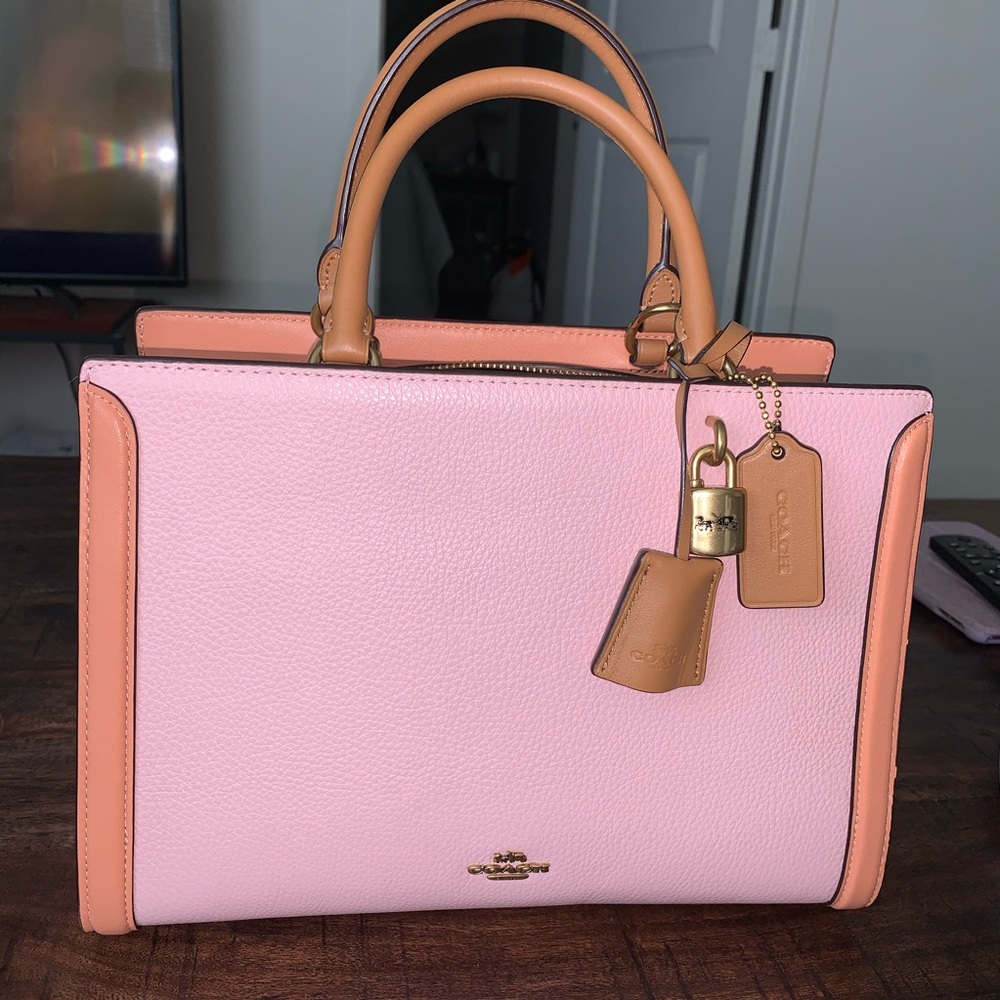 Coach Zoe Carryall in Colorblock